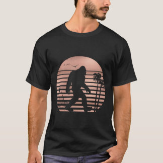 Camiseta divertida de Bigfoot Surfing para ropa de