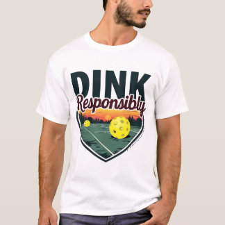 Camiseta divertida de bolas para hombres - "Dink R