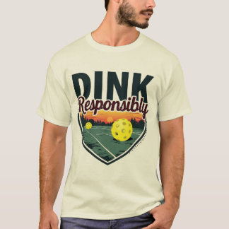 Camiseta divertida de bolas para hombres - "Dink R