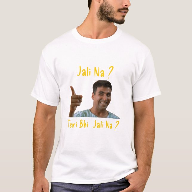 Camiseta divertida de Bollywood - Diálogo de pelíc (Anverso)