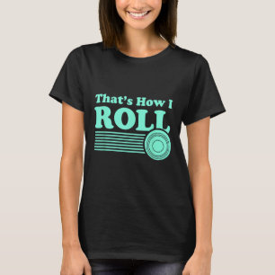 Camiseta Divertida de Bolos de Césped para Hombres