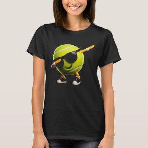 Camiseta divertida de broma de tenis de pelota de 