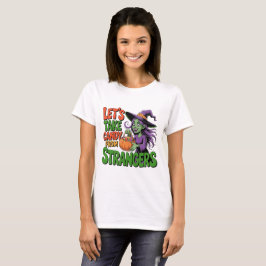 Camiseta Divertida de Bruja de Halloween para Dulc