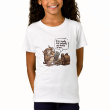 Camiseta divertida de búho lindo para el regreso a