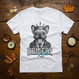 Camiseta Divertida de Bulldog Francés