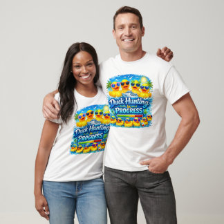 Camiseta divertida de cacería de patos en crucero