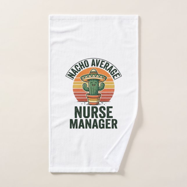 Camiseta divertida de cactus para gerente de enfer (Toalla de mano)