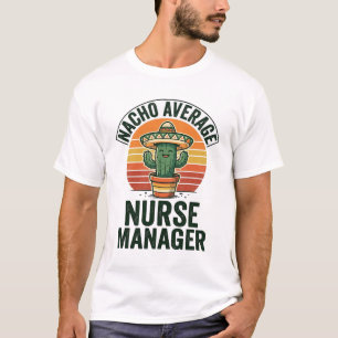 Camiseta divertida de cactus para gerente de enfer