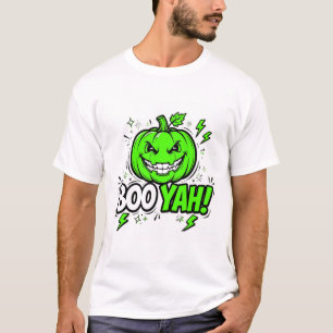 Camiseta divertida de calabaza de Halloween Boo Ya