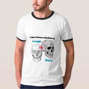 Camiseta Divertida de Calaveras de Esqueleto de Ha