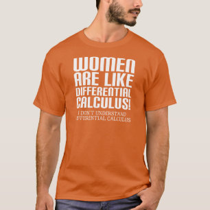 Camiseta divertida de cálculo diferencial de mujer