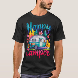 Camiseta divertida de campamento feliz para niños 