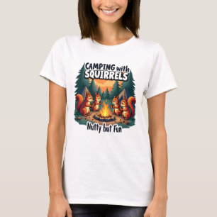 Camiseta divertida de Camping Animal