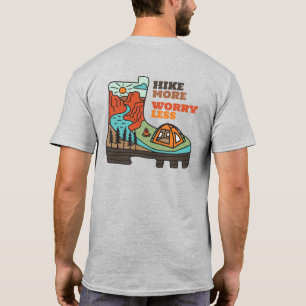 Camiseta Divertida de Camping 'Hacer más caminatas