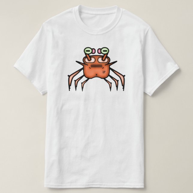 Camiseta Divertida de Cangrejo Gruñón (Diseño del anverso)