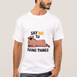 Camiseta divertida de Capybara
