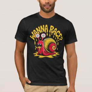 Camiseta divertida de caracol derretido irónico os