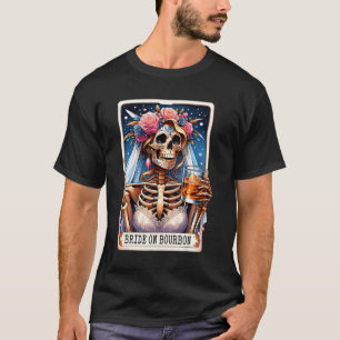 Camiseta divertida de carta de tarot novia en bour