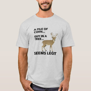Camiseta Divertida de Caza Parece Legítima