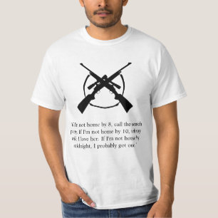 Camiseta Divertida de Caza Si No Estoy En Casa Ant