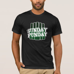 Camiseta divertida de cerveza vintage SUNDAY FUNDA