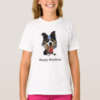 Camiseta divertida de Chicas de Border Collie