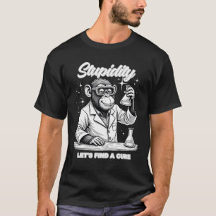 Camiseta divertida de ciencia Chimp - Tee de Chist