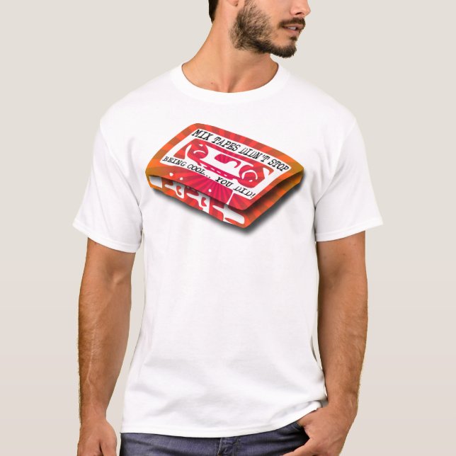Camiseta Divertida de Cintas Mixtas (Anverso)