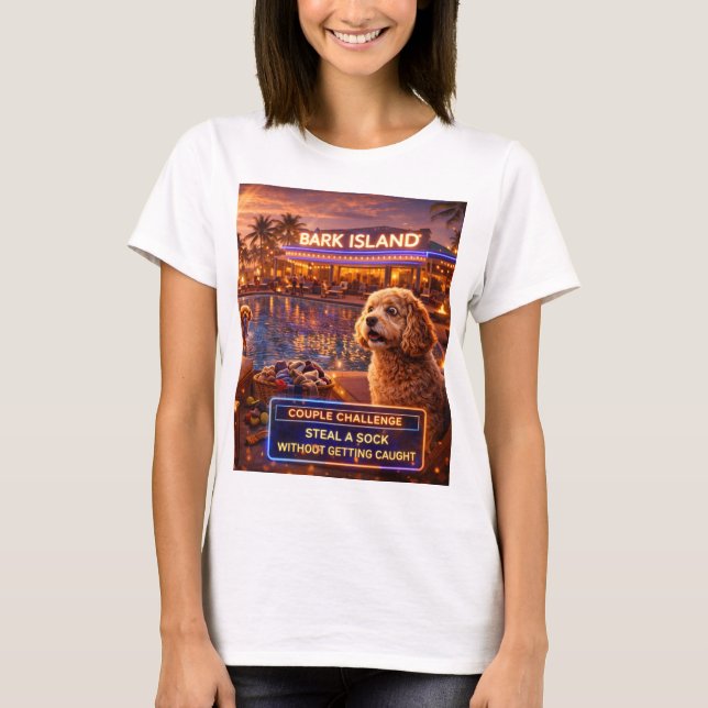 Camiseta divertida de Cockapoo al estilo Love Isla (Anverso)