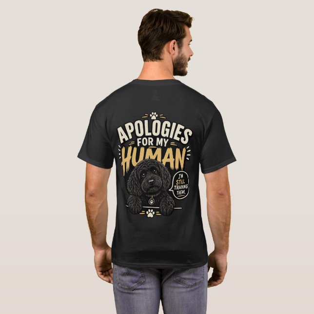 Camiseta Divertida de Cockapoo - Disculpas por mi  (Reverso completo)
