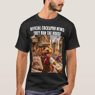 Camiseta Divertida de Cockapoo Regalo Ellos Mandan