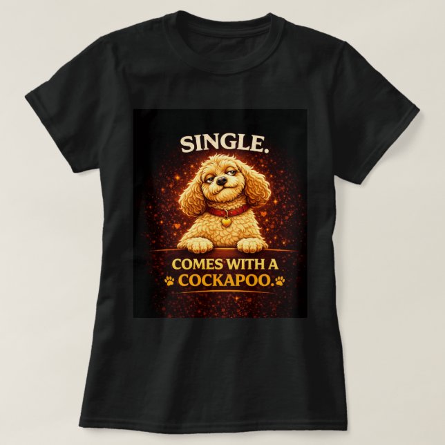 Camiseta divertida de Cockapoo | Regalo para solte (Diseño del anverso)