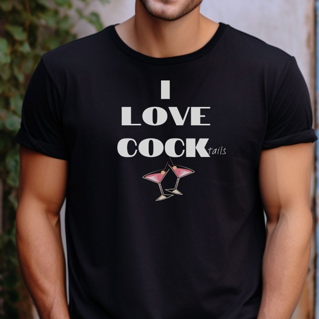 Camiseta divertida de cóctel, camiseta gay, té con (Subido por el creador)