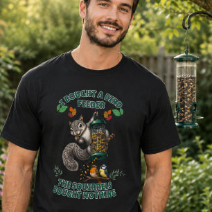 Camiseta divertida de comedero de pájaros para ard