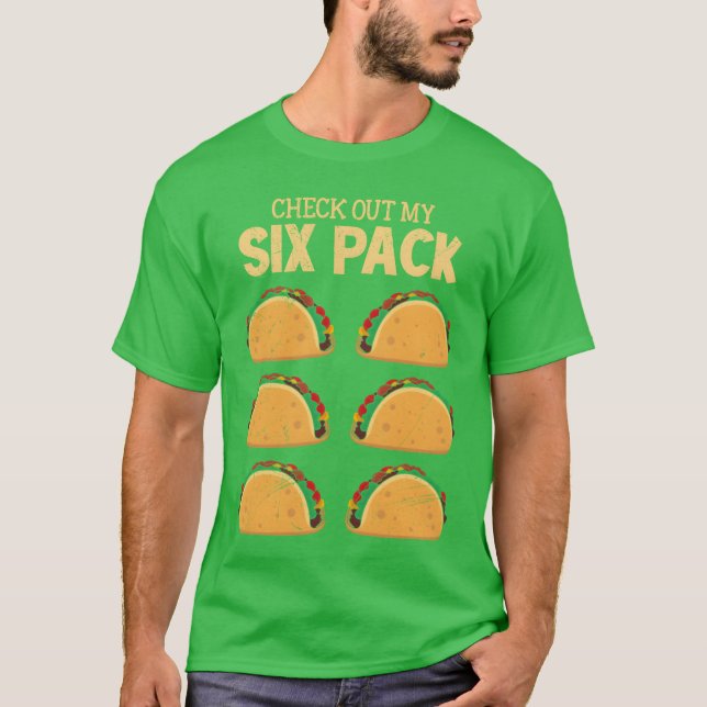 Camiseta divertida de comida mexicana Taco Sipack  (Anverso)