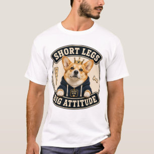 Camiseta divertida de Corgi con patas cortas para 