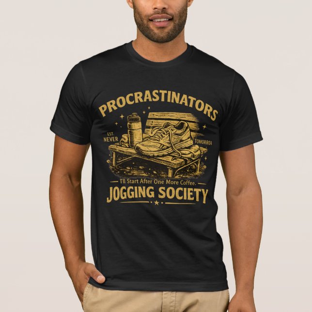 Camiseta Divertida de Correr Sociedad de Trotadore (Anverso)