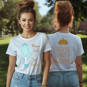Camiseta divertida de cumpleaños para mamá con esp