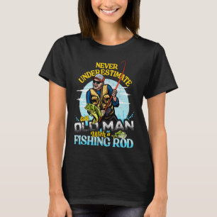 Camiseta divertida de cumpleaños para pescador B -