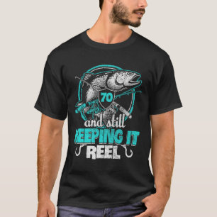 Camiseta divertida de cumpleaños para pescador núm
