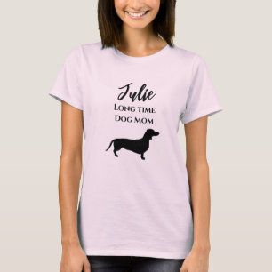 Camiseta divertida de Dachshund para mamá de perro