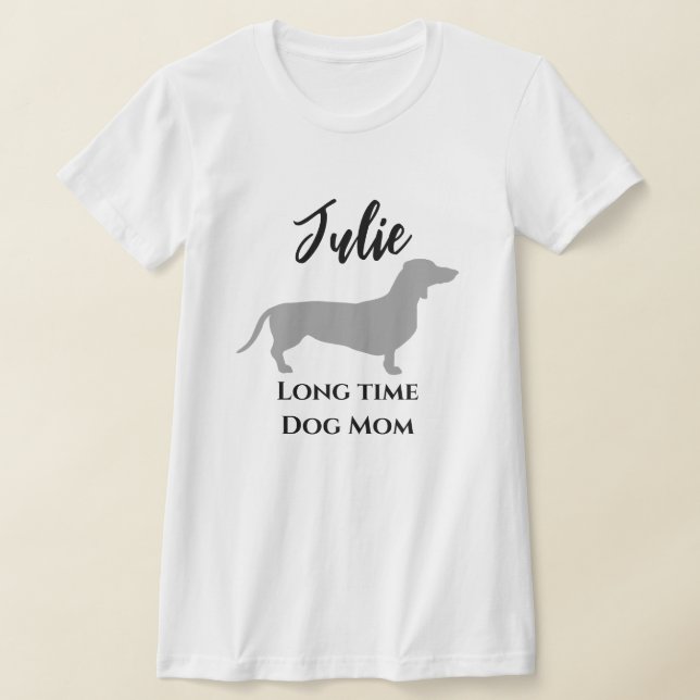 Camiseta divertida de Dachshund para mamá de perro (Distribución)