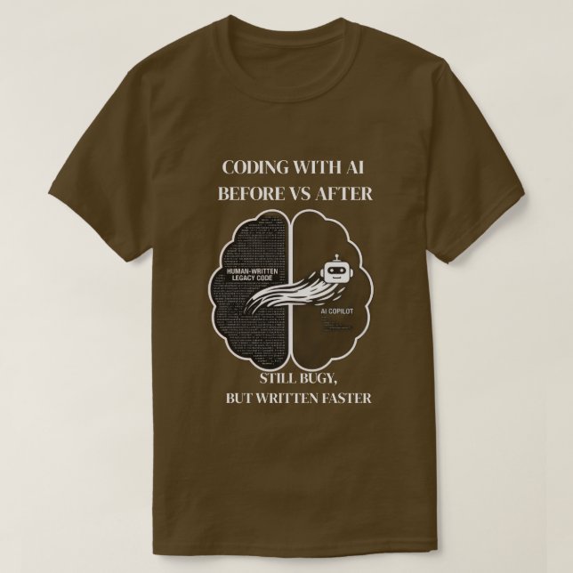 Camiseta divertida de desarrollador de codificació (Diseño del anverso)