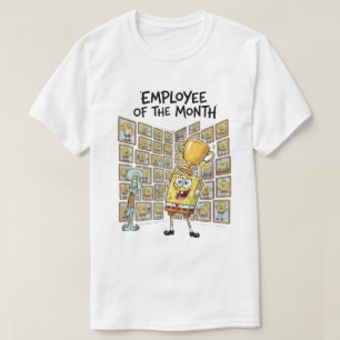 Camiseta divertida de dibujos animados de Empleado