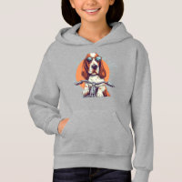 Camiseta divertida de dibujos animados de un sabue