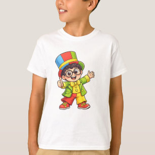 Camiseta divertida de dibujos animados para niños