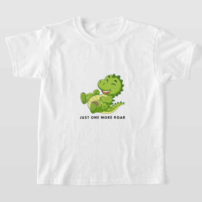 Camiseta Divertida de Dinosaurio para Niños: Un Ru (Distribución)