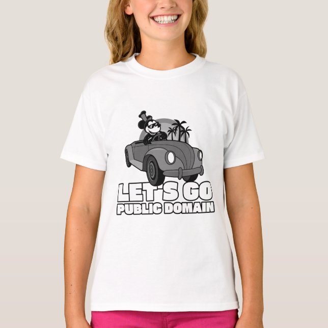 Camiseta divertida de dominio público (Anverso)