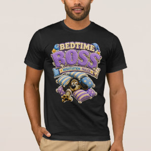 Camiseta Divertida de Dormir Jefe de la Hora de Ac