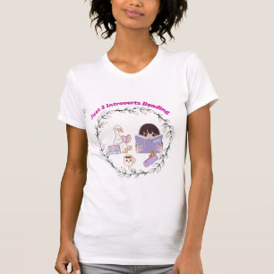 Camiseta divertida de dos introvertidos leyendo